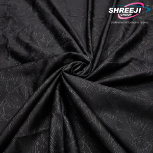 Black Abaya Jacquard Fabrics
