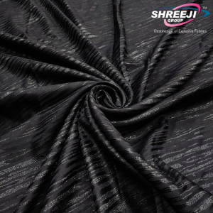 Black Abaya Jacquard Fabrics