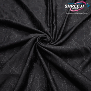 Black Blooming Jacquard -12