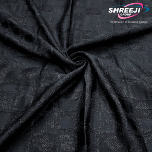 Black Blooming Jacquard -22