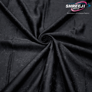 Black Blooming Jacquard -23