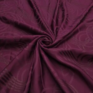Wine Blooming Jacquard -2