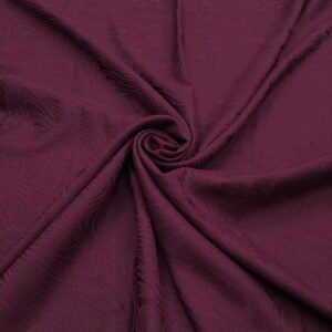Wine Blooming Jacquard -4