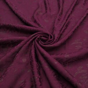 Wine Blooming Jacquard -7