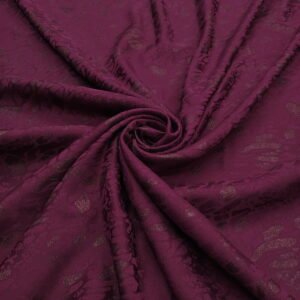 Wine Blooming Jacquard -7