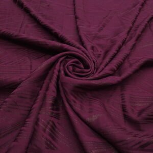 Wine Blooming Jacquard -8